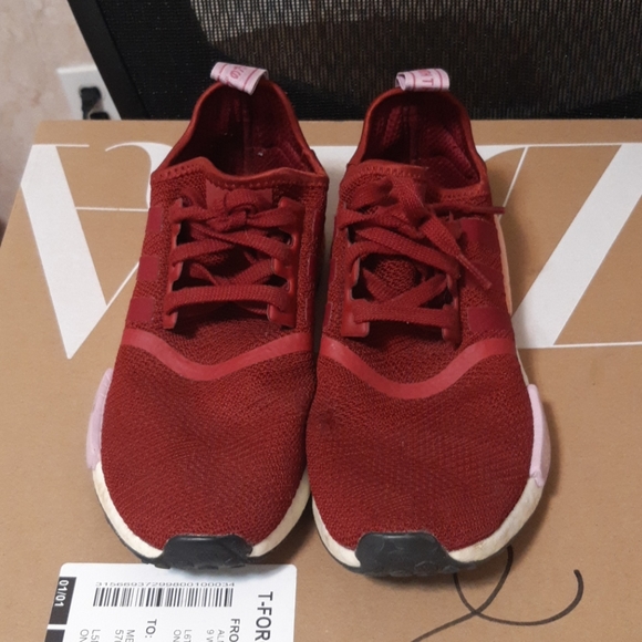 Red White Adidas NMD, Size 7 US - Picture 2 of 4